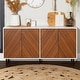 preview thumbnail 21 of 31, Middlebrook Cassandra 58-inch Mid-Century Modern 4-Door Buffet