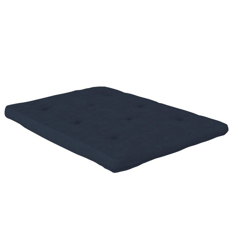 DHP Eve 6 Inch Thermobonded High Density Polyester Fill Futon Mattress - Blue