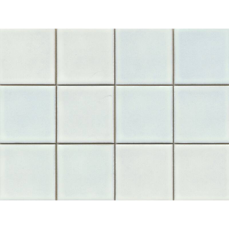 Emser Tile Kaze - 12" x 16" Square Mosaic Wall Tile - Matte Tile - White