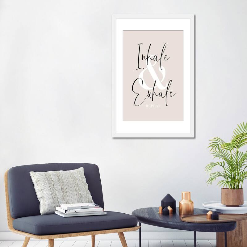 iCanvas "Inhale And Exhale - Repeat" by Melanie Viola