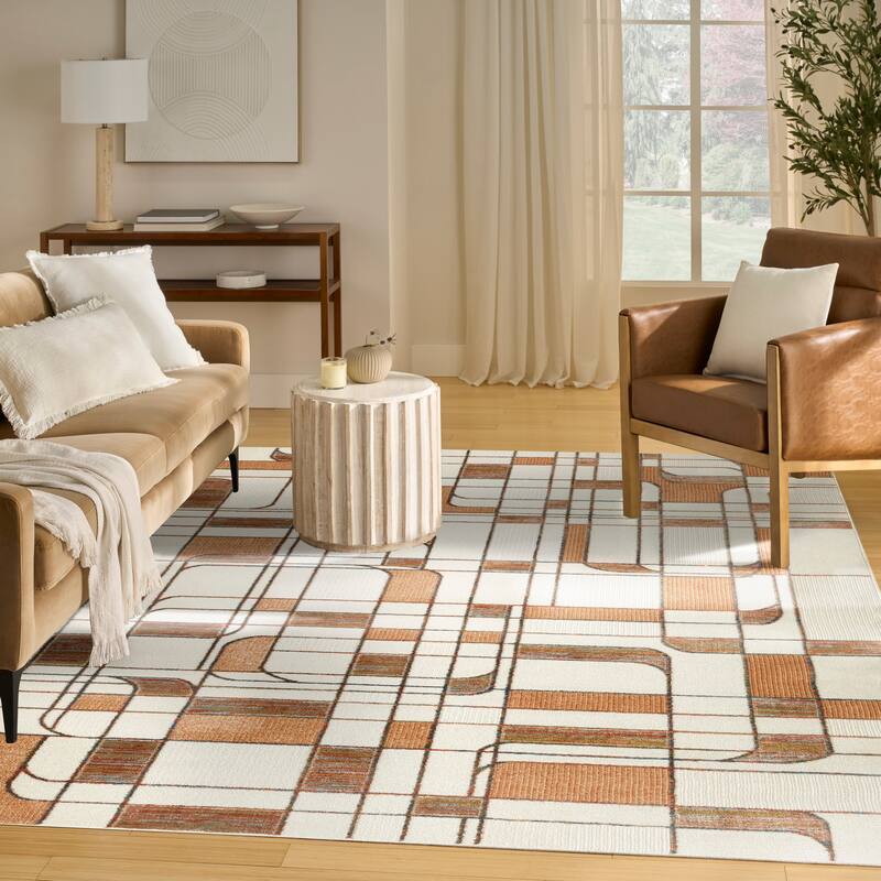 Nourison Nordic Indoor only Abstract Area Rug