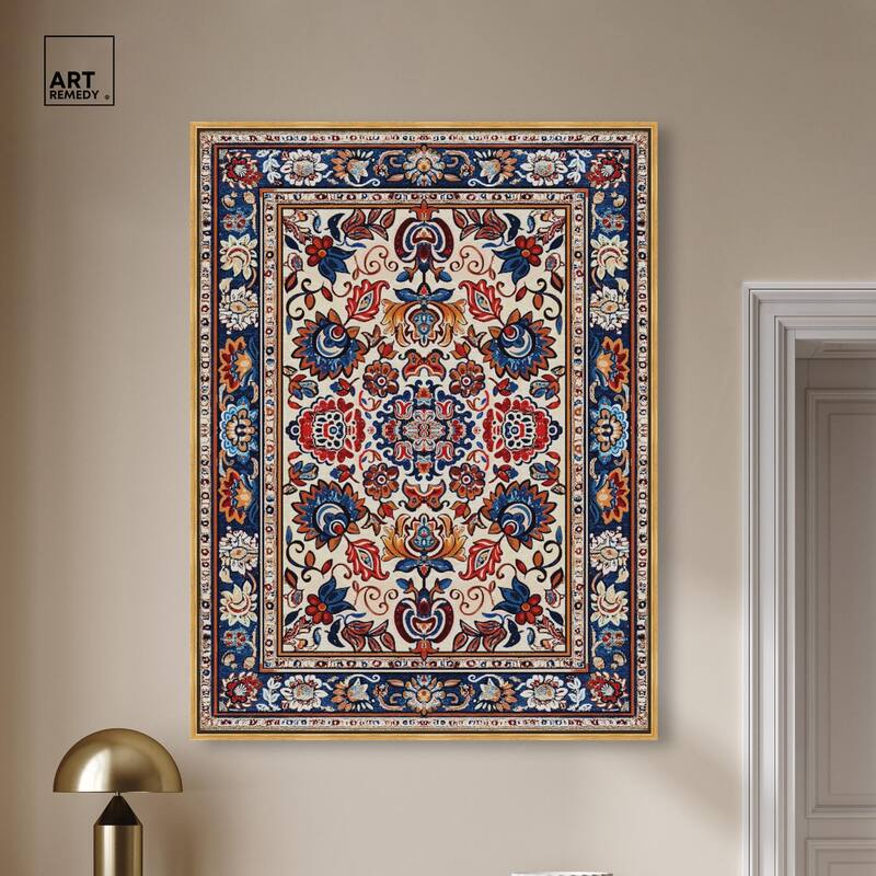 Morrocan Garden Canvas by Art Remedy