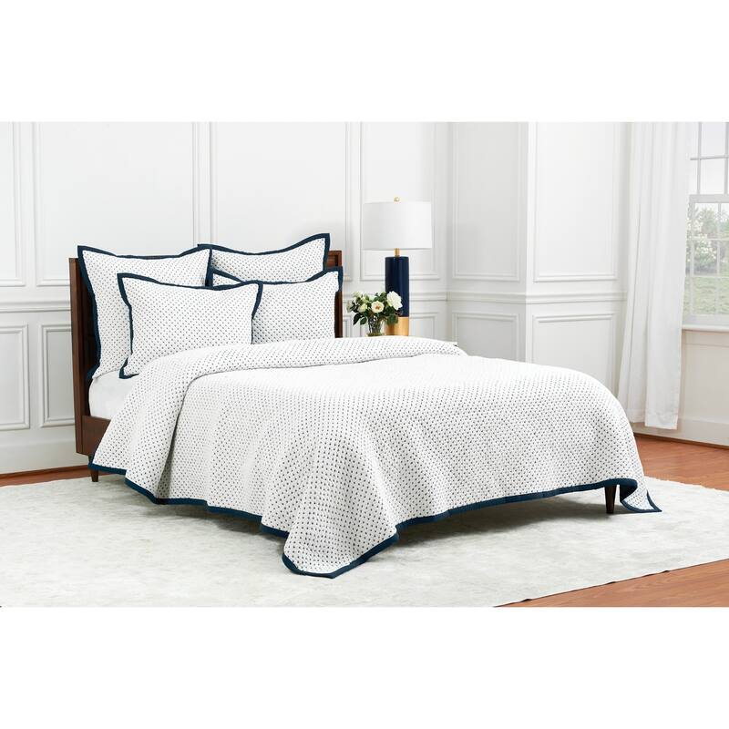 Hanima Navy Queen Quilt