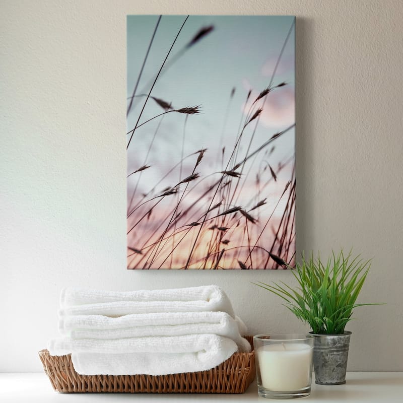 Falls Park Sunset Premium Gallery Wrapped Canvas - Ready to Hang