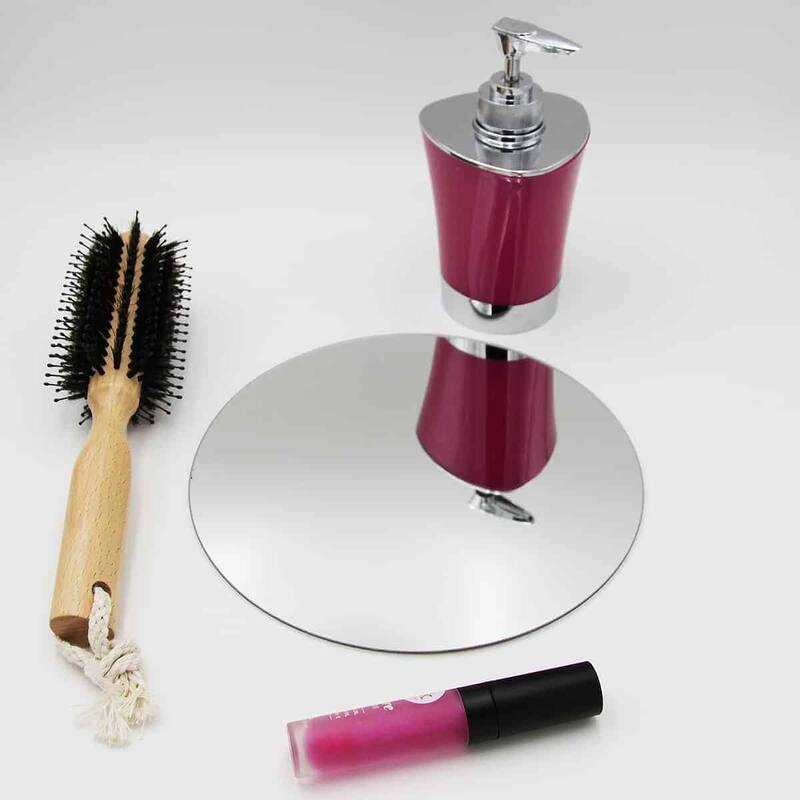 Small Decorative Wall Self Adhesive Shaped Mirrors - Set of 4