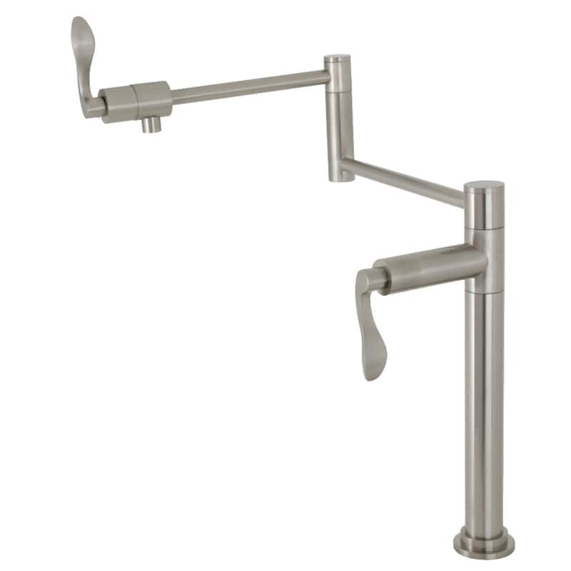 Kingston Brass KS470.DFL NuWave 3 GPM Modern Single Hole Pot Filler