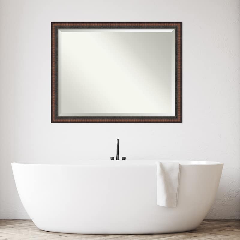 Caleb Brown Beveled Framed Bathroom Vanity Wall Mirror - Caleb Brown