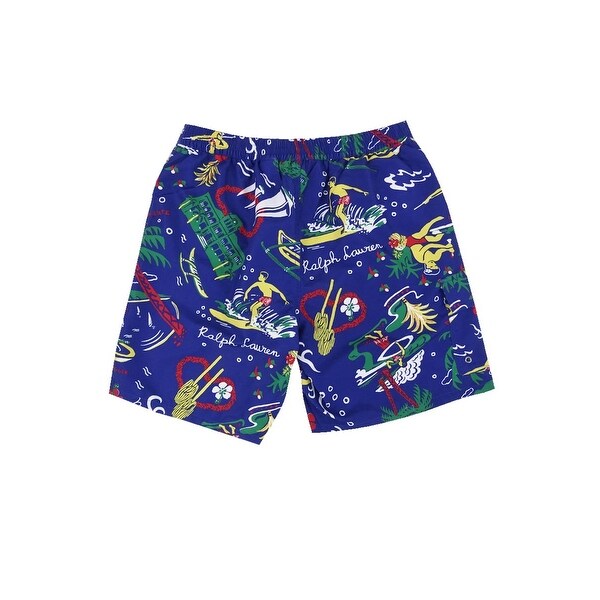 blue polo swim trunks