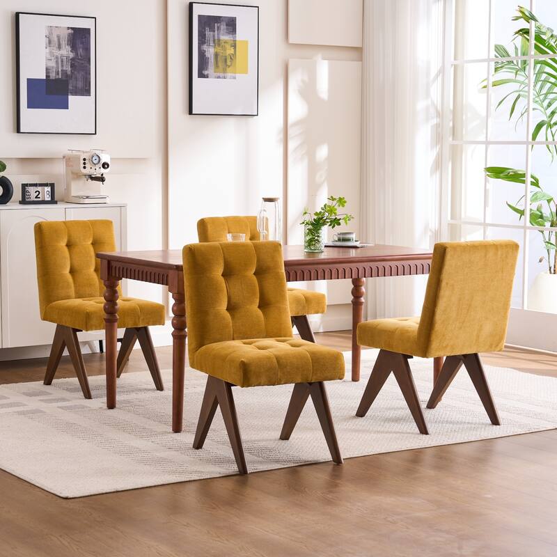 Mid Century Modern Dining Chair Set of 2