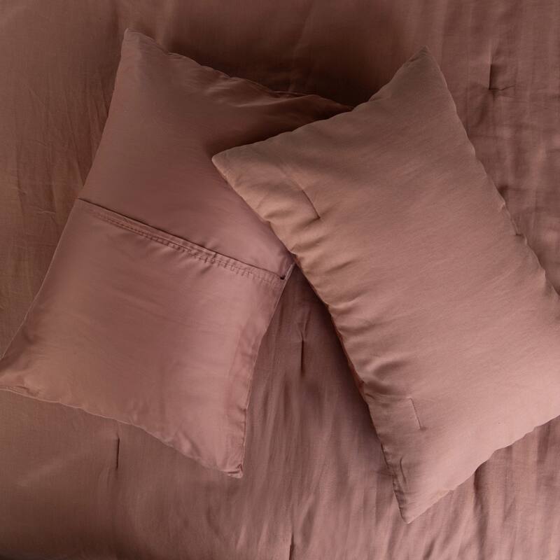 French Linen Comforter & Sham Set by BOKSER HOME