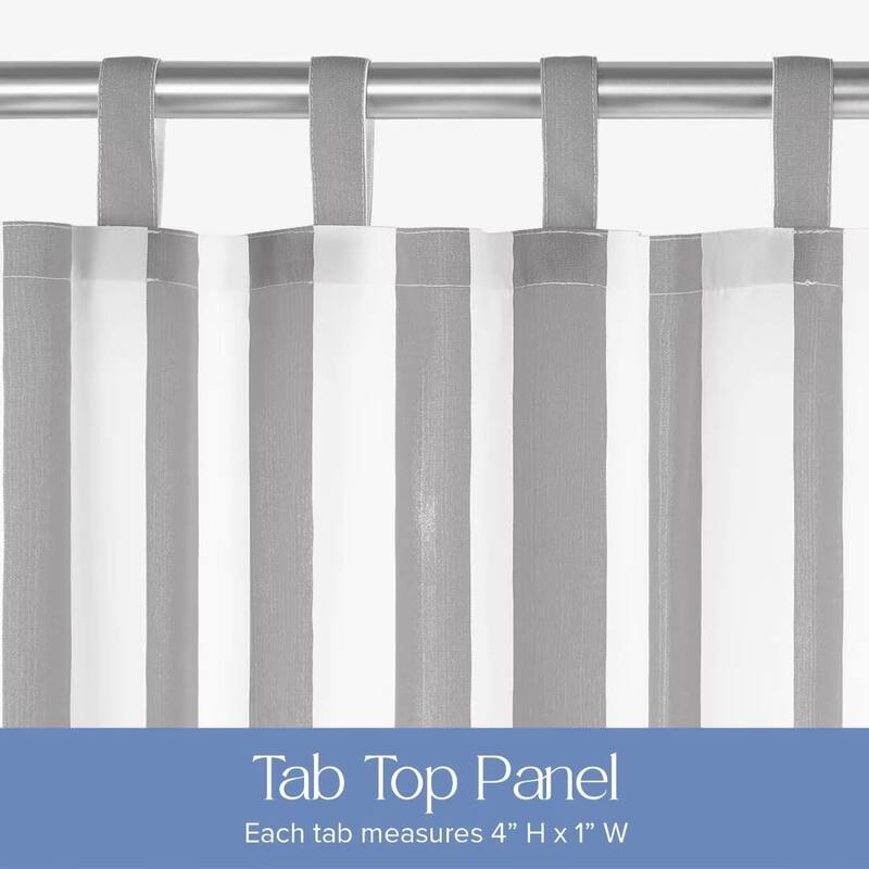 Stripe Outdoor UV Protected Privacy Tab Top Panel