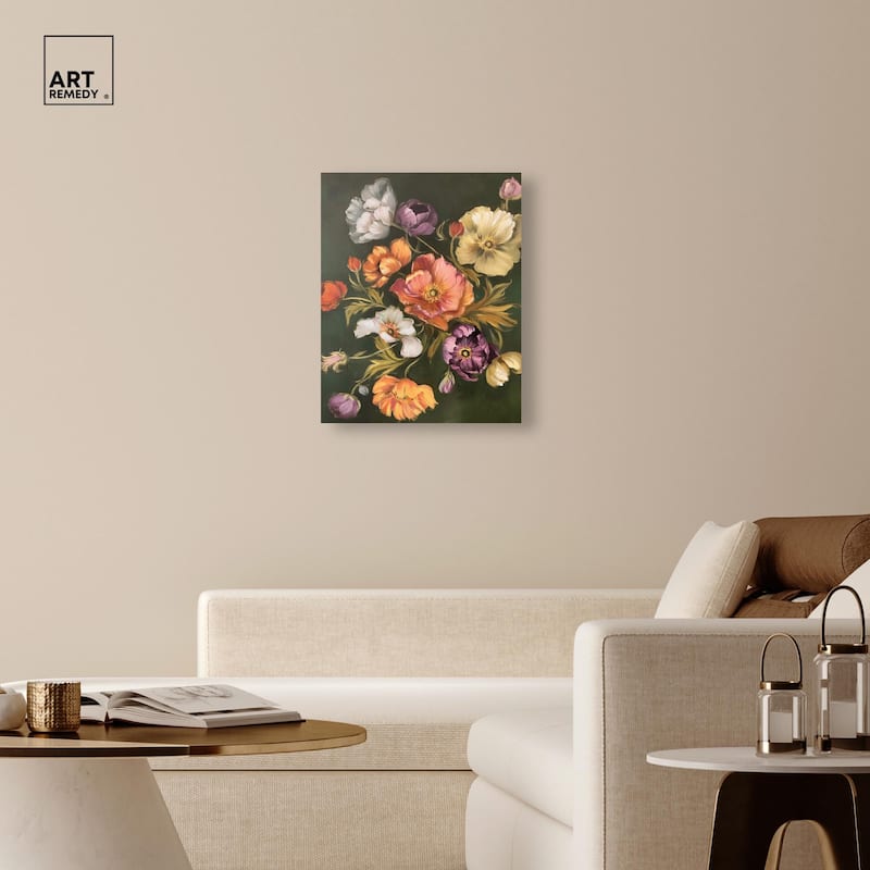 Twilight Tulips II Canvas by Art Remedy, Gallery Wrapped