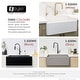 preview thumbnail 28 of 46, STYLISH Undermount 30" Workstation Single-Bowl Composite Granite Kitchen Sink - 30" x 21" x 10"