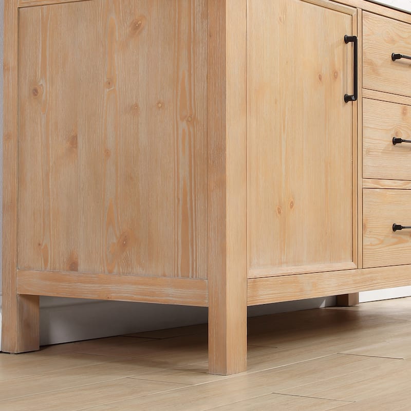 Leon 60 in. Single Bathroom Vanity with Composite Stone Top