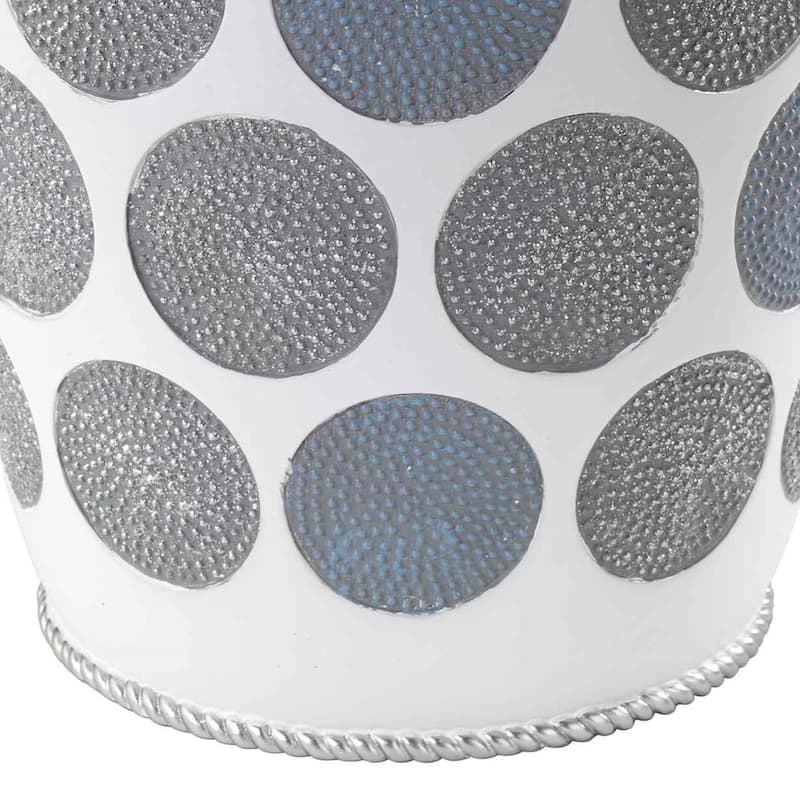 Avanti Linens Dotted Circles Wastebasket