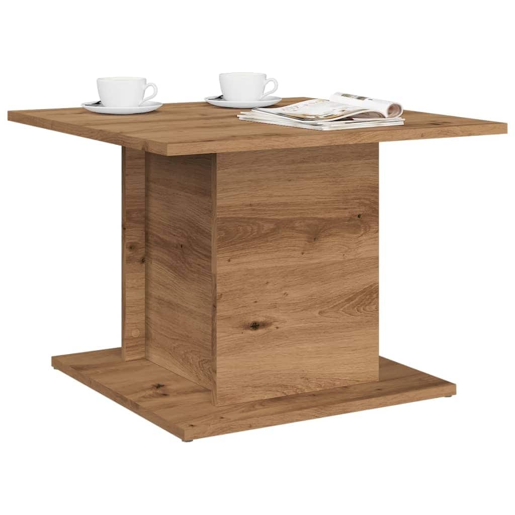 vidaXL Coffee Table Artisan Oak Engineered Wood Small Coffee Table