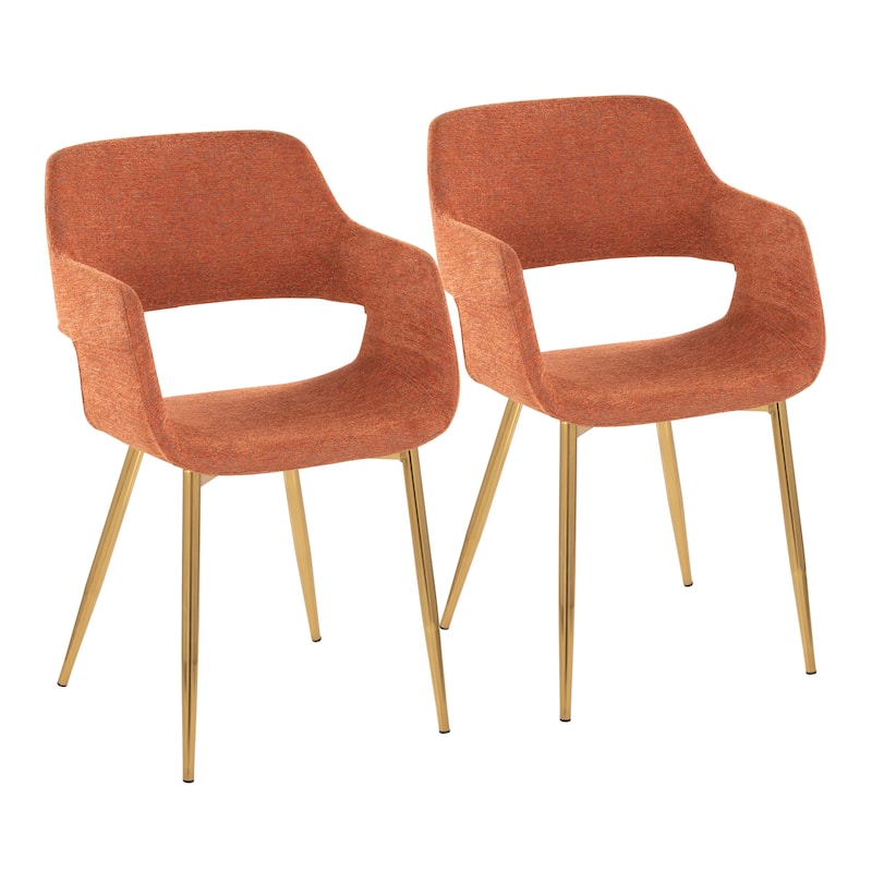 Porch & Den Vallen Dining Chair with Metal Legs (Set of 2)