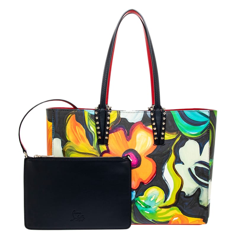 Christian Louboutin Small Cabata Tote in Floral Naplak