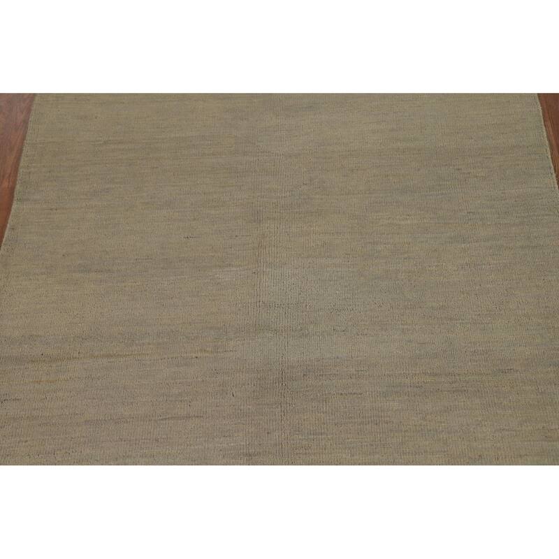 Gabbeh Modern Rug Hand-Knotted Oriental Wool Carpet - 3'10"x 5'9"