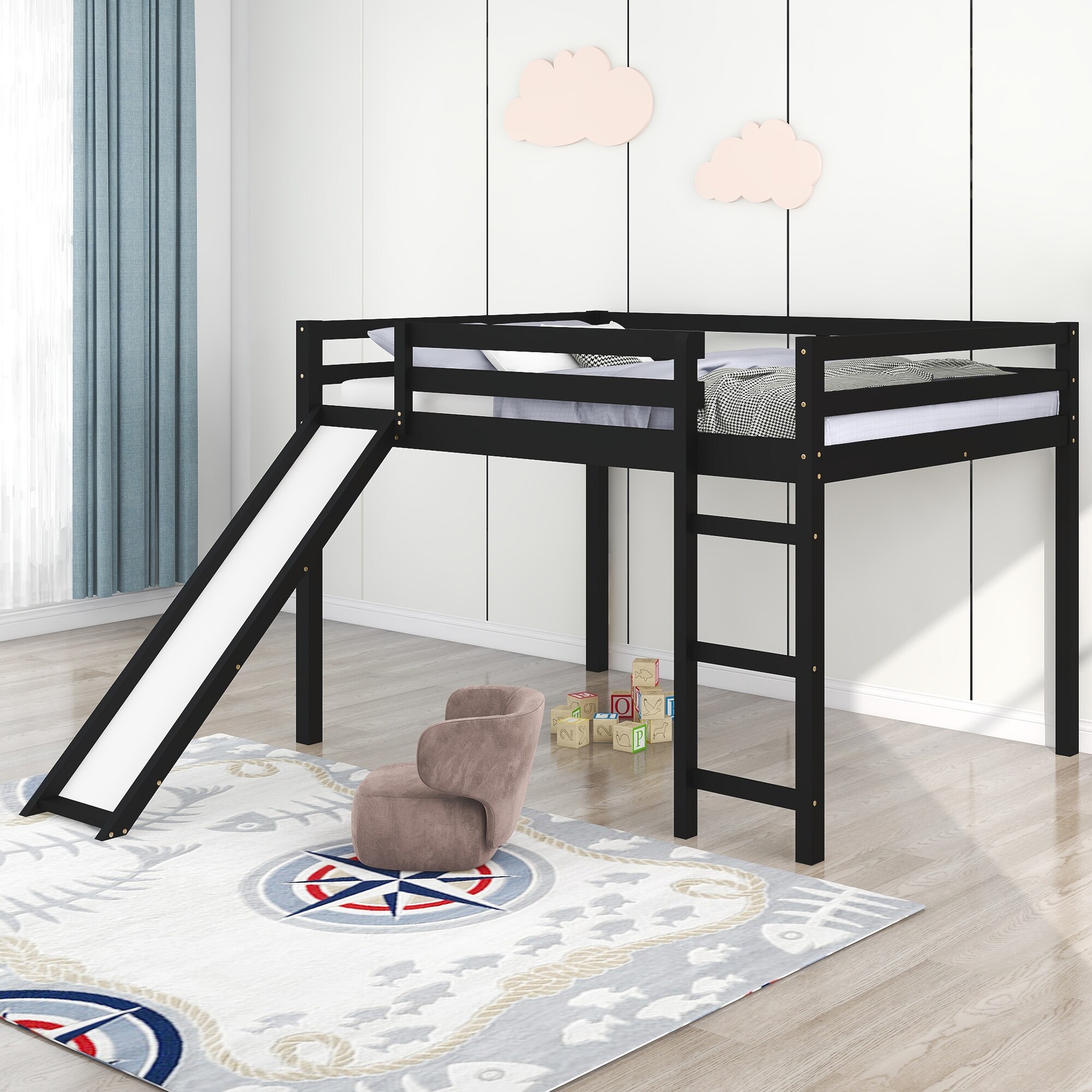 Used twin loft bed hot sale