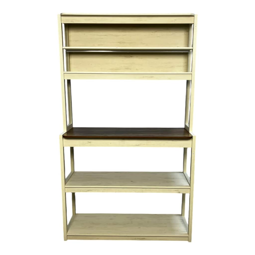 39.37" 5-Tier Bakers Rack for Kitchen with Storage, Coffee Bar, Kitchen Shelves, Microwave Stand