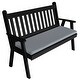 preview thumbnail 1 of 16, Pine 6' Traditional English Garden Bench Black