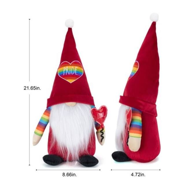 Rae Dunn Plush Gnome - LOVE/PRIDE - Valentine's Day