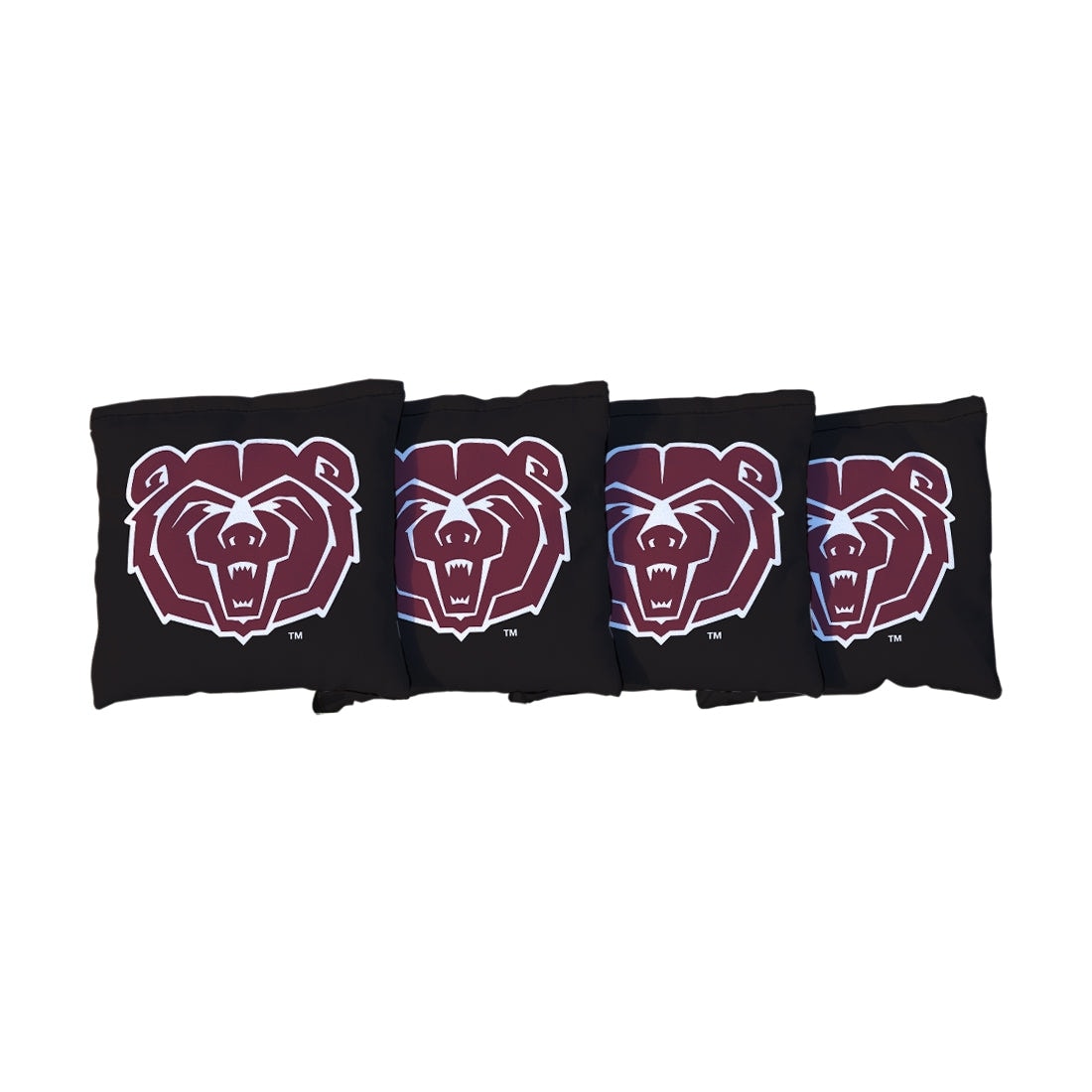 Missouri State University Bears Black Cornhole Bags