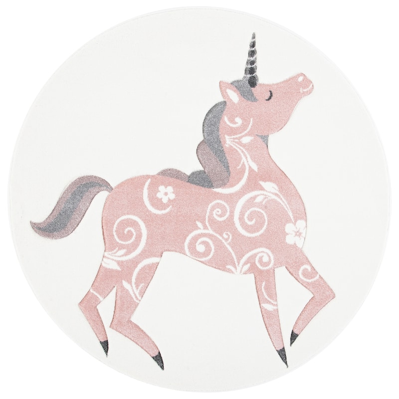 SAFAVIEH Carousel Kids Maronna Unicorn Rug