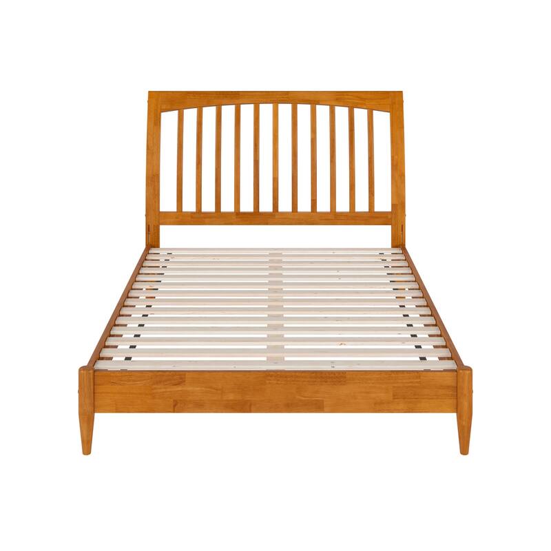 Orleans Solid Wood Low Profile Sleigh Platform Bed