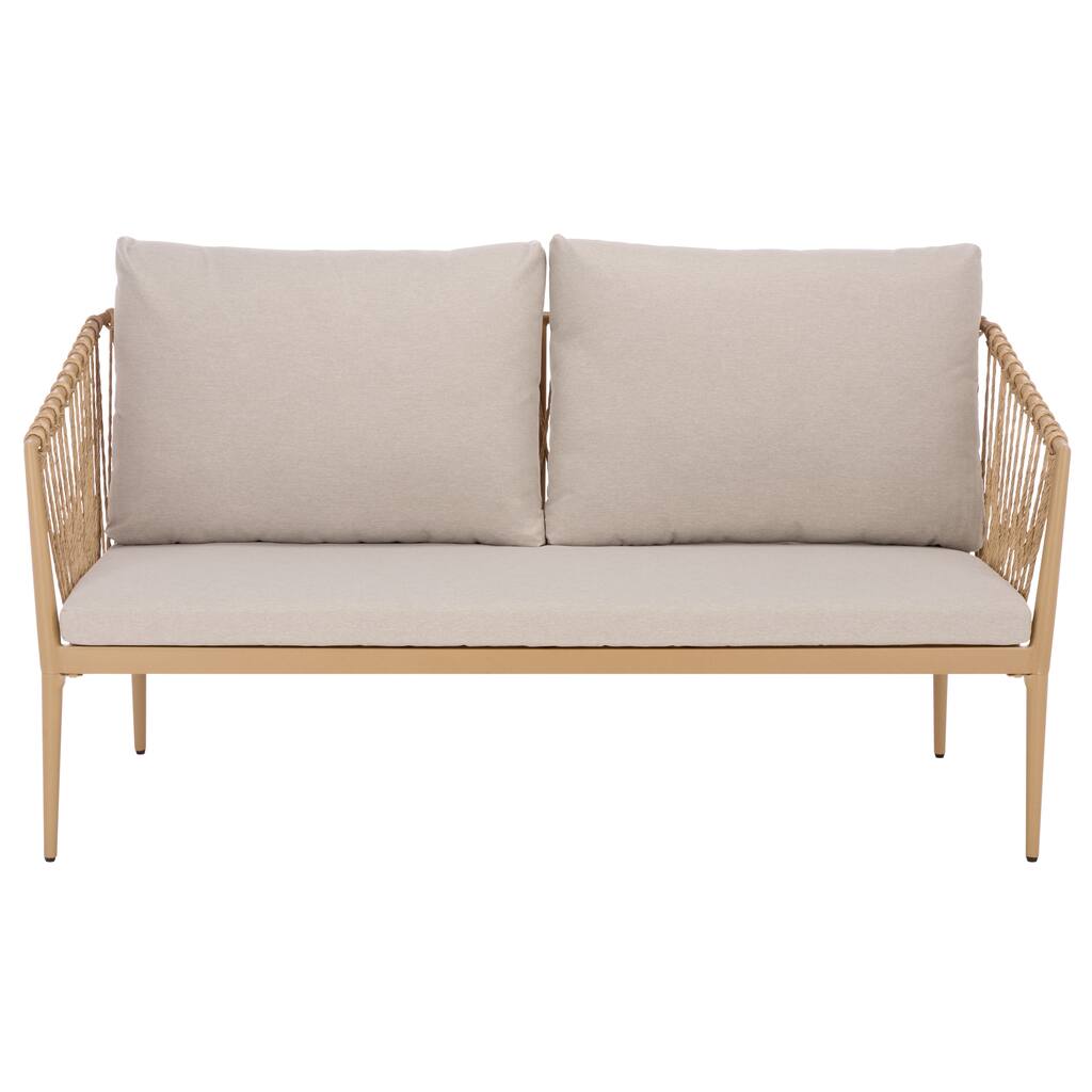 SEI Furniture Dante Rope Patio Loveseat