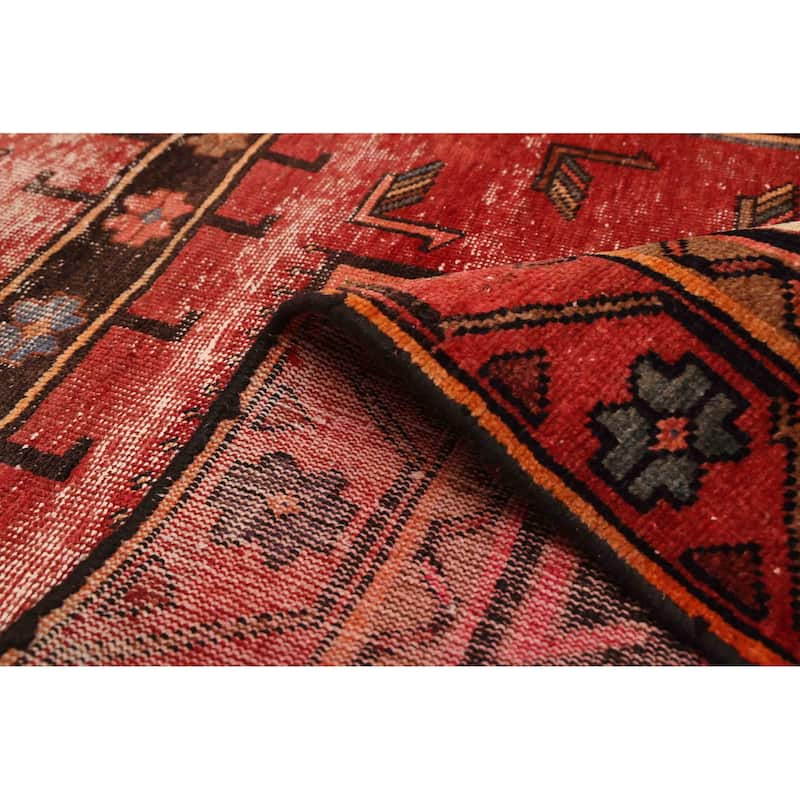 ECARPETGALLERY Hand-knotted Konya Anatolian Red Wool Rug - 3'9 x 7'9