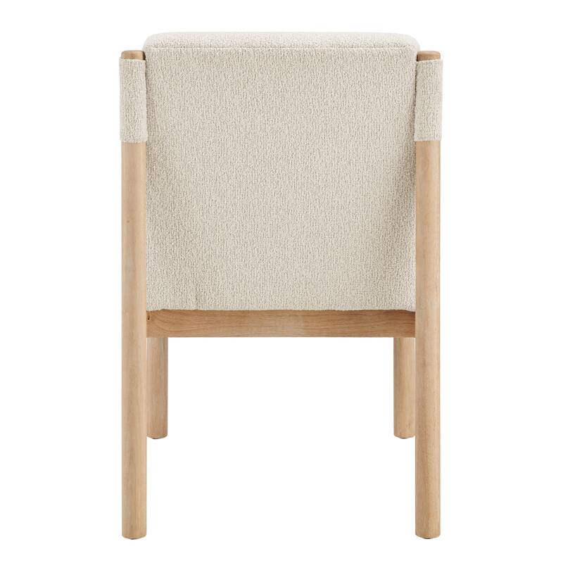 NPD Furniture Micah Boucle Dining Side Chair