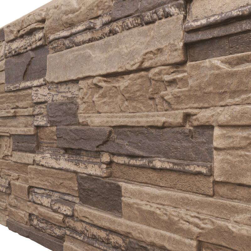 Cascade Stacked Stone, EverStone Faux Stone Siding Panel