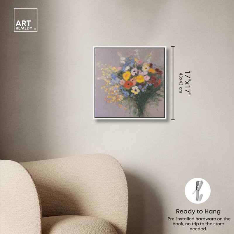 Meadow Flowers Canvas by Art Remedy