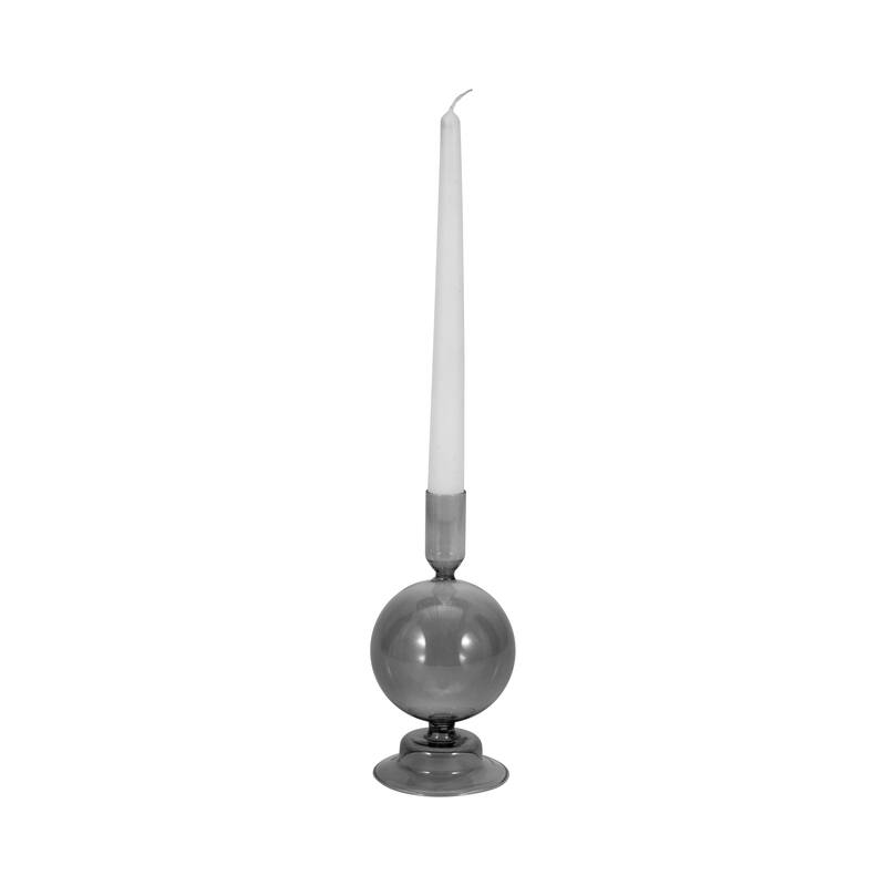 Sagebrook Home Glass Elegance - Illuminate Your Space with Unique Candle Holders - 4" x 4" x 7"