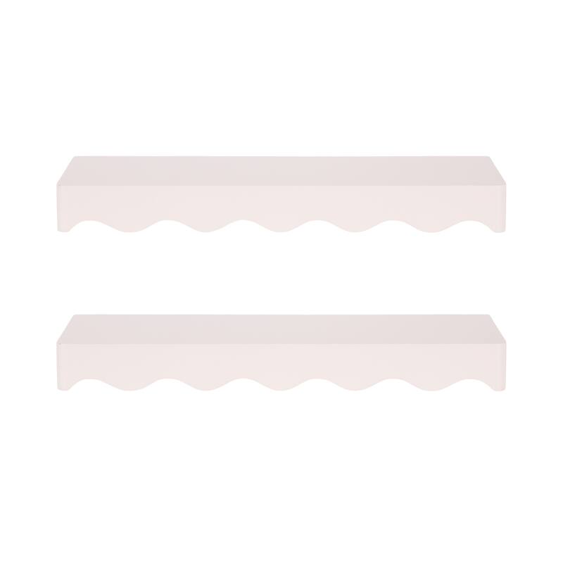 Kate and Laurel Maida Wood Floating Shelves