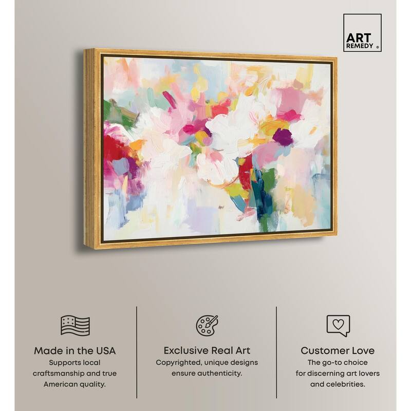 Saturated Colors I Canvas by Art Remedy