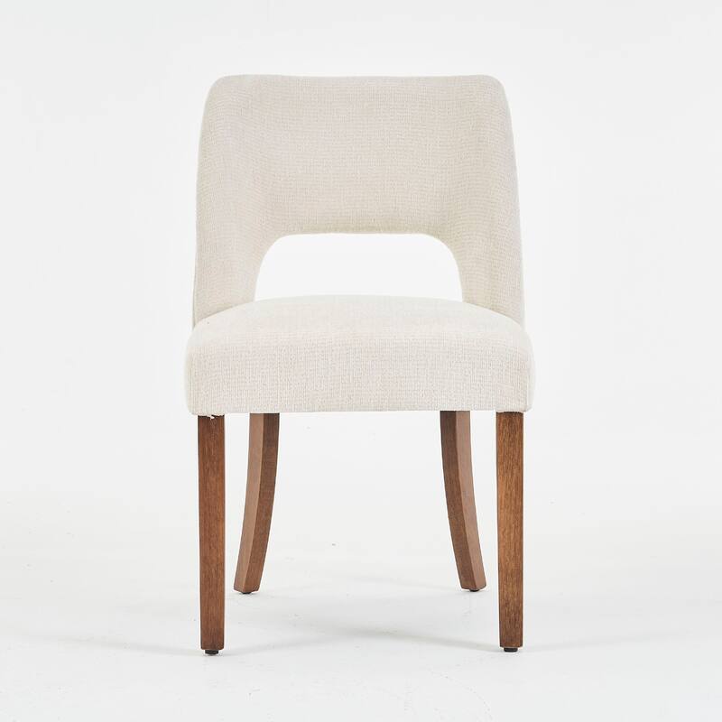 Wooden Dining Chairs Set of 2/4/6,Modern Fabric Upholstered Dining Room Chair Kitchen Chairs