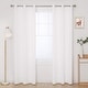 preview thumbnail 100 of 135, Deconovo Grommet Room Darkening Curtains, Set of 4 Panels 38x84 Inch - Pure White