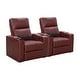 preview thumbnail 21 of 52, Abbyson Rider Theater Power Recliner with USB Ports and Cupholders