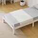 preview thumbnail 3 of 26, Basic Bed Frame Twin Wooden Bed