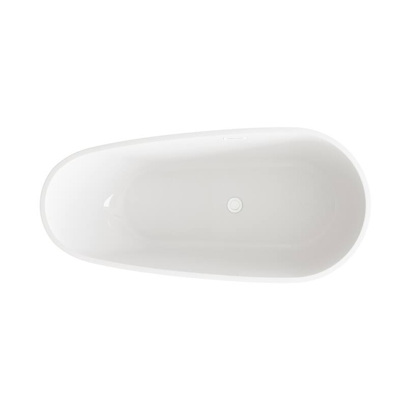 Hillary Bathtub in Glossy White
