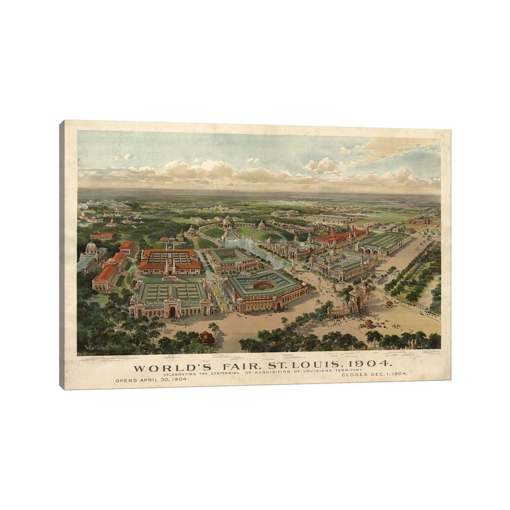 iCanvas "St. Louis World's Fair, 1904" by Vintage Apple Collection Canvas Print