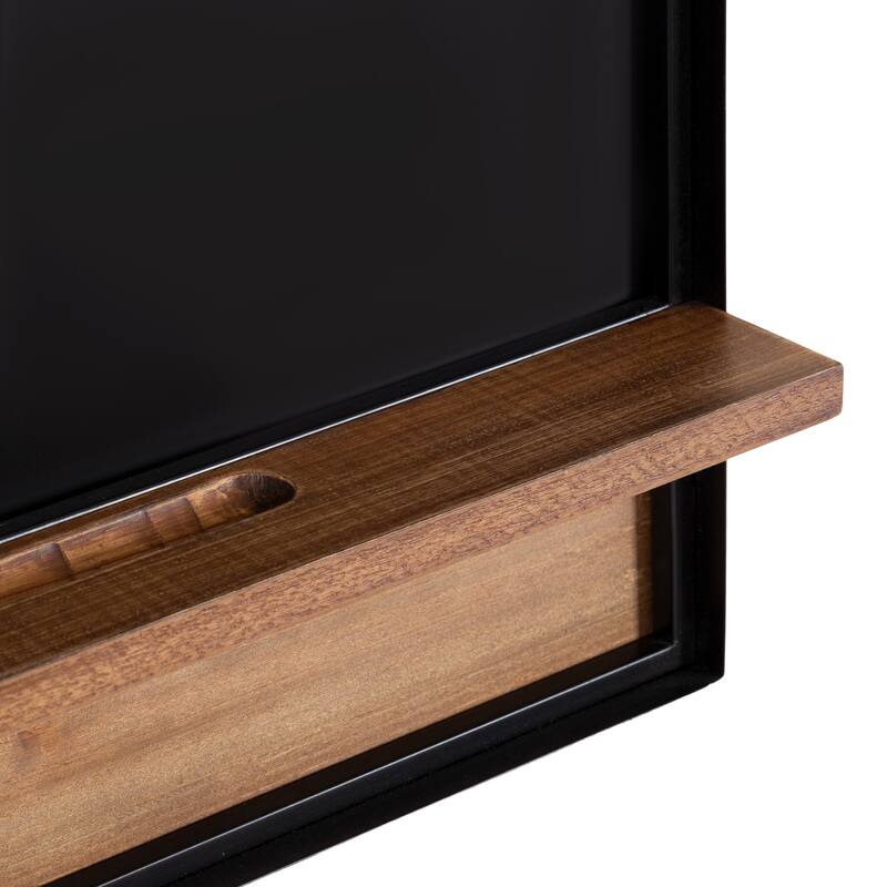 Kate and Laurel Owing Magnetic Chalkboard - 20x4x34