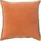 preview thumbnail 4 of 57, Artistic Weavers Harrell Solid Velvet 22-inch Throw Pillow Polyester - Burnt Orange