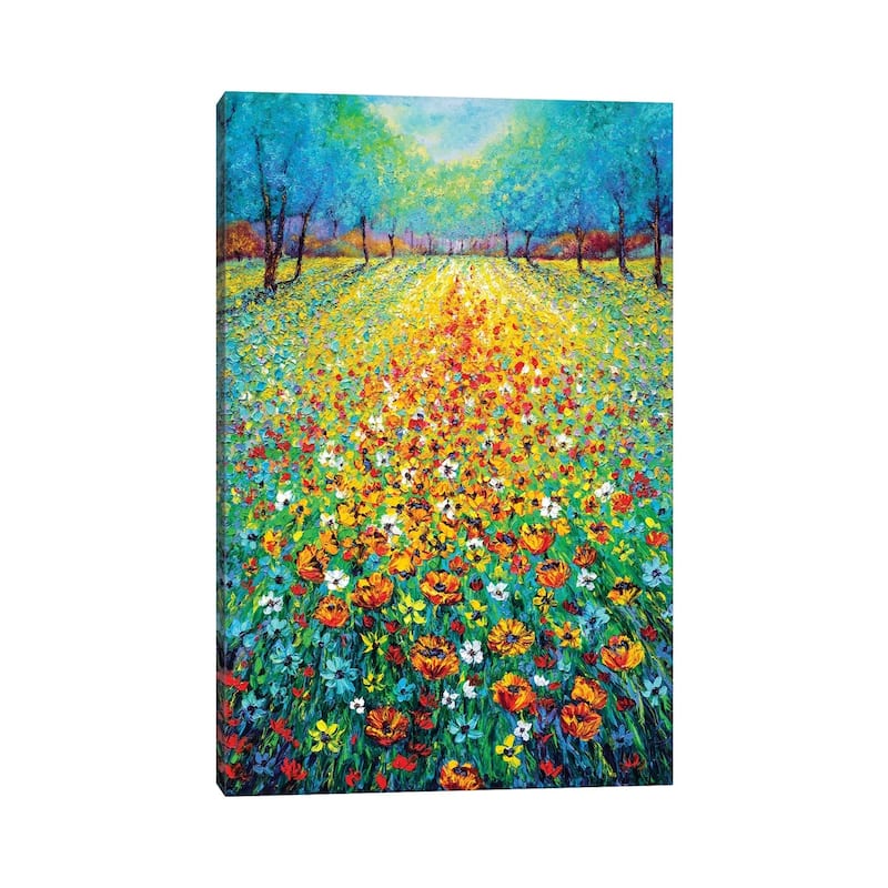 iCanvas "Wild Flowers" by Kimberly Adams Canvas Print