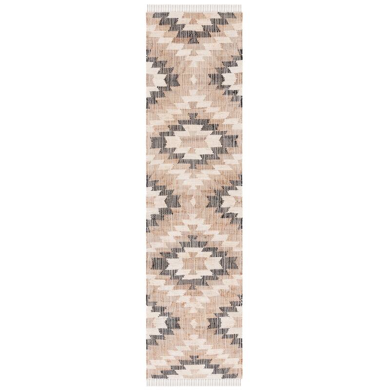 SAFAVIEH Handmade Natural Fiber Saniya Boho Tribal Jute Fringe