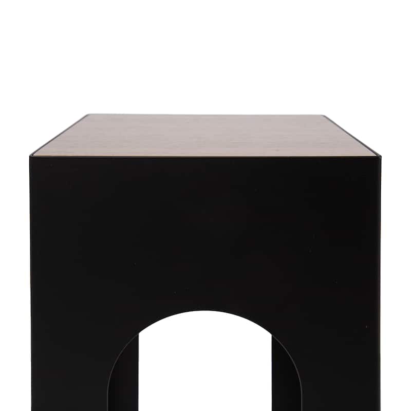 Kate and Laurel Amani Drink Table - 8x8x20