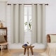 preview thumbnail 23 of 135, Deconovo Grommet Room Darkening Curtains, Set of 4 Panels 38x72 Inch - Light Beige